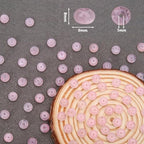 BONNY BOXX 1 Strand Natural 5 * 8mm Pink Quartz Rondelle Beads, Natural Abacus Disk Stone Beads Loose Spacer Gemstone for DIY Bracelet Necklace Jewelry Making - color: Pink Quartz, size: 5*8mm