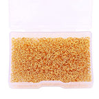 BEADIA 18K Gold Plated Jump Rings Non Tarnish 3mm 1200pcs for Jewelry Making Findings - color: Gold, size: 0.5x3mm
