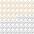 Joez Wonderful 60Pcs Ocean Charms for Jewelry Making, Gold Silver Jewel Charm Metal Beach Charm Pendants, Hypoallergenic Round Ring Hoops for DIY Beads Bracelet Earring Necklace Jewelry Making