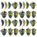 Sailanzi 21pcs Alloy enamel carnival classic comedy tragedy mask Jewelry Making DIY Keychain Earrings Pendant Various Design Charms for Jewelry Making Bracelets Necklace(SN1095) - color: SN1095