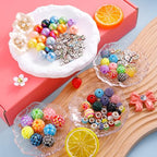 HUISUYTON 190 Pcs Beads for Pens Making, Included Rondelle Spacer Bead and 16/20mm Bubblegum Beads for Pen, Acrylic Bead for Jewelry Making, Bracelets, Beadable Pens - color: 190PCS Beads