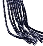 Rondelle Beads for Jewelry Making 5x8mm Natural Stone Beads 1 Strand 15.5inch Lentil Spacer Beads Rondelle Gemstone Bead Semi-Precious Stone Bead for Bracelet Necklace Crafts Black Onyx - color: Black Onyx Beads