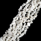 LAIDANLA Moonstone 400pcs Natural Chip Stone Beads 5-8mm Healing Crystal Irregular Gemstones Drilled DIY Loose Rocks Bead Crystal for Bracelet Earrings Necklace Jewelry Making Crafting - color: Q-Moonstone