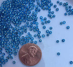 Seed Beads Size:11/0 50 gr / 1.76 oz (Light Blue Silver Lined) - color: Light Blue Silver Lined