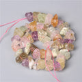 10-13mm Natural Irregular Freeform Raw Mixed Quartz Stone Nugget Beads Reiki Crystal Healing Minerals Quartz Bead DIY Jewelry Making - color: Mixed Quartz