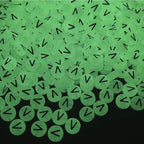 200PCS Letter Beads Glow in The Dark 4x7mm Acrylic Alphabet Letter V Beads for Jewelry Making Bracelet - color: V-200PCS