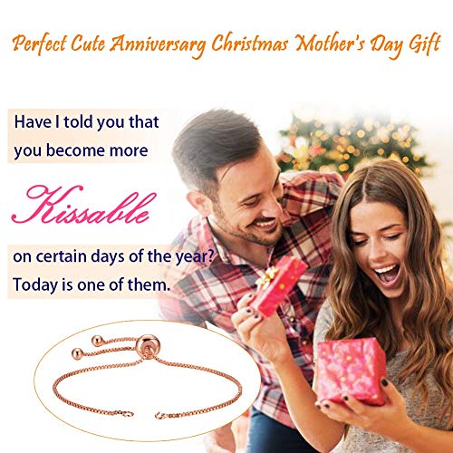 DanLingJewelry 20pcs Adjustable Slider Bracelet Slider Extender Chains with Ball Ends for Jewelry Making DIY 8 Inches(220mm) RG - color: StyleⅡ-20 pcs-Rose Gold