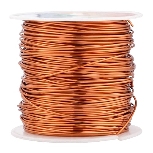 82 Feet Tarnish Resistant Copper Wires 20 Gauge/0.8mm Jewelry Craft Wires Beading Wire for Jewelry Making, Wire Wrapping and Crafting(Copper) - color: 1Copper, size: 20 Gauge