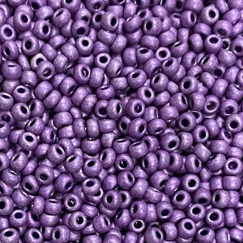 Czech 8/0 Glass Seed Beads 20 Grams 800 Pcs (Frenc Lilac) - color: Frenc Lilac