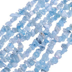 30in Aquamarine Natural Chip Stone Beads 5-8mm About 230pcs, Irregular Drilled Sky Blue Bead for Bracelets Jewelry Making Supplies for Adults, DIY Crafts. - color: Aquamarine