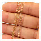 33FT Gold Silver Twisted Cable Chains Stainless Steel Necklace Jewelry Chains Extender Chains Link Bulk for Jewelry Makings - color: Gold, size: Chain Width 2.0mm