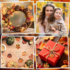 Augshy 64 Pcs Fall Thanksgiving Turkey Charms Mini Resin Turkey Charm Beads Turkey Pendant Ornament for DIY Bracelet Necklace Jewelry Making - style: Turkey Style