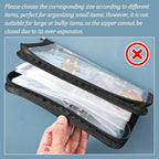 Jewelry Storage Book Set Transparent Travel Jewelry Organizer with Anti-Oxidation Pocket Traveling Necklace Earring Organizer for Ring, Bracelets, Postcard(120 Grids +75 Thicken PVC Zipper Bags)