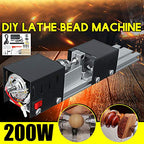 YWY Mini Lathe Machine Tool DIY Woodworking Wood lathe Milling machine Grinding Polishing Beads Drill Rotary Tool Set, 2.76 x 6.3inch, 12-24V 96W，7 Speeds