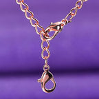 5 Pieces Necklace Extenders eBoot Chain Extenders Set for Necklace Bracelet DIY Jewelry Making (Rose Gold)