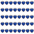 Honbay 40PCS Enamel Alloy Charms Pendant Dainty Cute Love Heart Shaped Pendants Valentine's Day Pendant Bead Charms for Keychains Earrings Bracelets Necklaces Jewelry Making and DIY Crafts - color: Blue