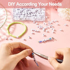 FASHEWELRY 500Pcs White Silver Square Letter Beads 5mm Cube Vowel Letter Beads A/E/I/O/U Initial Alphabet Beads for Friendship Bracelet Name Jewelry Making - color: 00-A/E/I/O/U-Silver, size: 5x5x5mm