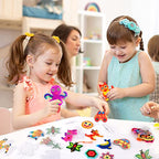20 Pieces 5mm Fuse Beads Pegboards Clear Animal Shape Plastic Pegboards Craft Tray with 20 Pieces Colorful Cards for Kids DIY Craft Beads - size: zzzz-s