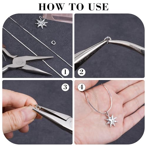 20pcs Split Open End Jump Rings, 18K Copper Plated Locking Circle Clasp Ring, Silver ID 3mm Connector Accessories for Earrings Bracelets Necklaces DIY Crafts Jewelry Making - color: Silver-18K Copper