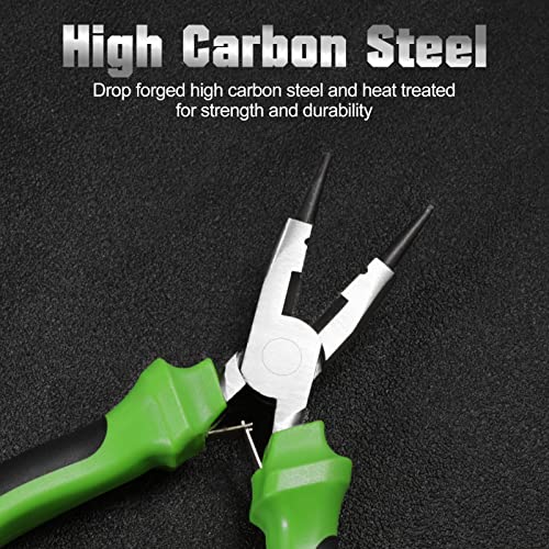 SPEEDWOX 5 Inch Round Nose Jewelry Pliers with Cutter, Mini Round Nose & Side Cutter Tools for Jewelry Making - style: Round Nose Pliers with Cutter