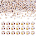 FASHEWELRY 500Pcs White Golden Letter Beads 4.5mm Square Alphabet Beads Acrylic Cube Letter N Beads for Friendship Bracelet Necklace Keychains Jewelry Making - color: Letter N