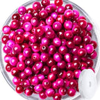 QINJIEJIE 60PCS Magenta Tiger Eye Beads 8mm Stone Beads Round Loose Gemstone Bead for Bracelet Beading Crystal Jewelry Making DIY Necklace Earrings 0.32" - color: Magenta Tiger's Eye, size: 60PCS