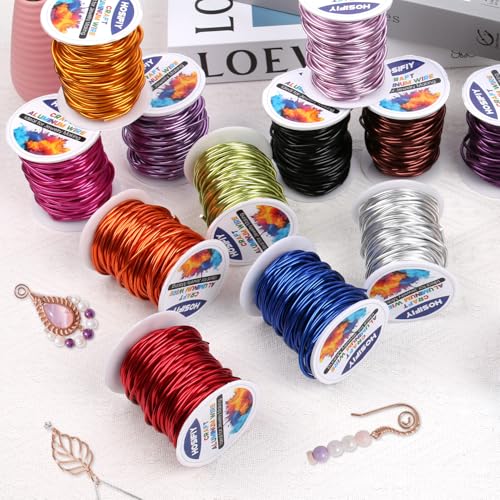 10 Gauge Aluminum Craft Wire, 2.5mm Jewelry Wire for Jewelry Making Supplies and DIY Metal Craft Art (Champagne, 65 Feet) - color: Champagne, size: 10Gauge 65FT