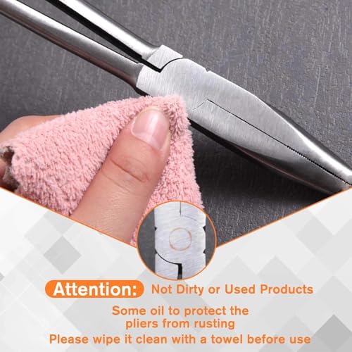 SPEEDWOX Long Reach Hose Grip Pliers 90 Degree Circle Plier Serrated Jaws Ring Nose Spark Plug Removal Tool for Hard to Reach Narrow Spaces High Leverage Reduce Efforts Non-slip Handle - style: 90° Hose Grip Pliers