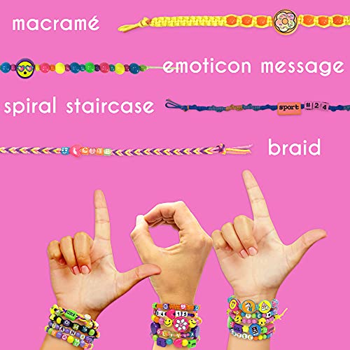 Just My Style Emoticon Message Beads by Horizon Group,DIY 20+ Jewelry Projects Using Symbols & Emoticons.Kit includes Word Beads,Alphabet Beads,Accent Beads,Star & Heart Shaped Beads,ABC Beads & More - style: Emoticon