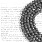Natural Lava Rock Beads 6mm Round Stone Beads for DIY Bracelets Necklace Earrings Making 60pcs - color: Lava Rock, size: 6mm