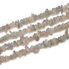 PLTbeads 5-8mm Natral Healing Gemstone Waist Bracelets Necklace Kit Irregular Stone DIY Crafts Design Jewelry Making 1 Strand per Bag Approxi 34 inch (Labradorite Chips) - color: labradorite Chips