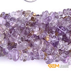 GEM-Inside Ametrine Chips Natural 7-8MM Gemstone for Bracelet Necklace Jewelry Making Crafts Design Wholesale Loose Beads 34" - color: Ametrine
