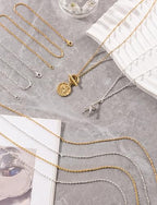 Lemonkey 24 Pack Necklace Chains Bulk,Gold and Silver Plated DIY Cable Link Chains for Jewelry Making 22 Inches - color: Gold and Silver, size: 22inch