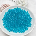 1000PCS 6MM Round Crystal Acrylic Beads Crystal Faceted Beads Spacer Beads for DIY Crafts Jewelry Making, Bracelets Necklaces Wind Chimes Suncatchers Loose Gemstones(64-Deep Blue) - color: 64-Deep Blue, size: 6MM