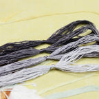 4 Skeins Mulberry Silk Floss Embroidery Thread Floss-Cross Stitch Threads China Silk Woven Jewelry Threads DIY Sewing Kits (09) - color: 09