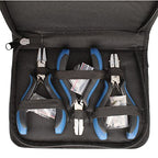 The Beadsmith Nylon Jaw Plier Set – Round, Chain & Flat Nose – Ergonomic Handle, Double Leaf Springs, Replacement Heads & Carry Case – Jewelry Making Tool for Creating Bracelets, Earrings & Necklaces - style: Plier Set