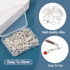 Pandahall 42Pcs Infinity Symbol Connectors Charms Alloy Heart Infinity Link Charms 7 Styles Tibetan Style Pendants for DIY Bracelet Necklace Jewelry Making Supplies