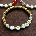 Amaney 500pcs 6mm Smooth Round Beads Gold Spacer Loose Ball Beads for Bracelet Jewelry Making Craft - color: Gold-6mm, size: 6mm