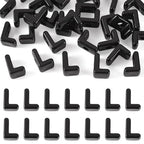 30Pcs Large Hole Letter Beads Black Acrylic European Beads 3D Letters L Chunky Bead Initial Alphabet Bead for Key Chains Bracelets Necklace DIY Craft Bag Charm Kit Arts Projects - color: Black-L