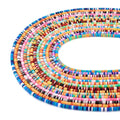 Elecrelive 15 Colors Clay Bead Strands 3mm Polymer Vinyl Heishi Beads Friendship Bracelet Kit Chip Disk Flat Round Spacers for Chocker Necklace Earring DIY Crafts - color: 15 Colors