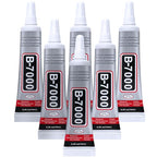 FITTDYHE 6PCS Jewelry Glue - 15ML/0.5fl oz Clear DIY Craft Glue for Rhinestones, Waterproof Strong Bond Adhesive for Phone Repair, Nail Art, Shoes, Fabric, Metal, Glass - color: 6PCS 15ML