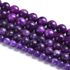 8MM 45PCS Natural Purple Charoite Jade Quartz Crystal Beads for Jewelry Making DIY Bracelet 1 Strand - color: Charoite Jade, size: 8mm