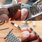 Selizo Spring Bar Tool Watch Link Remover Tool Kit with Instruction Manual Watch Band Tool Link Pin Removal for Watch Repair Band Adjustment Replacement Sizing
