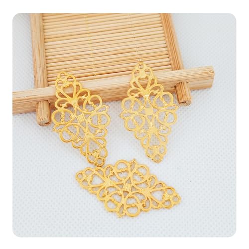Hollow Filigree Charms - color: Antique Gold