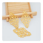 Hollow Filigree Charms - color: Antique Gold