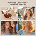 Beadact Clay Beads Spinner for Bracelet Making Kit, 3 Boxes Earth-Toned Colors Beads with Bead Spinner, Friendship Bracelet Making Kit for DIY Crafts with Spacer Bead and Charm, Gift for Craft Lovers