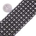 HAAMIIQII 65pcs 6mm Natural Black Hematite Loose Gemstone Beads Drum Shape Spacer Stone Beads for Jewelry Making DIY Bracelets Necklaces Crafting - color: Drum Shape, size: 6mm