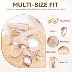 Anti Tarnish Jewelry Bags Clear Pvc Jewelry Storage Pouches with Zipper Plastic Packing for Earrings (30Pcs Anti Tarnish EVA Jewelry Bags Set) - color: 30Pcs Anti Tarnish EVA Jewelry Bags Set