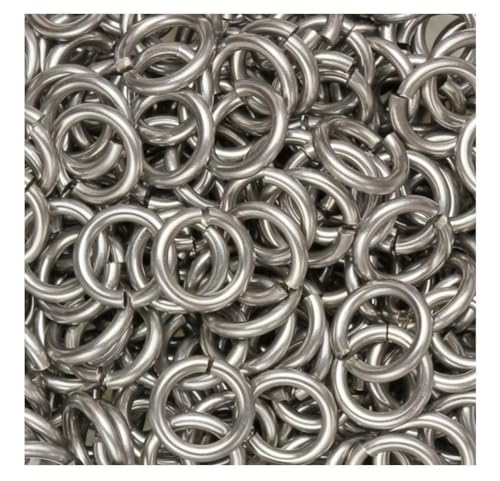 200pcs Adabele 304 Grade Surgical Stainless Steel 12mm Open Jump Rings Strong O Ring Connector (1mm/18 Gauge) for Craft Jewelry Making SJF84-12 - size: 12mm Ring (1mm wire gauge)