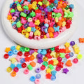 Jexine 10500 Pcs Pony Beads Bulk Plastic Beads for Bracelet Making Hair Braids DIY Necklace Jewelry Making Projects (Multi Shapes,Mixed Color) - color: Mixed Color, style: Multi Shapes